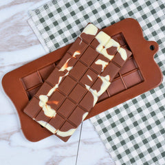 RKPM HOMES Silicone Chocolate Mold Candy Mold Jelly Ice Cube Tray Muffin Sugar Craft Fondant Mold Mould Cake Decorating Tools (24 Chocobar Bite Chocolate Mold)