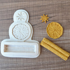 RKPM HOMES Cupcake Fondant Mold I 3D Lemon Cinnamon Star Anise Shape Silicone Chocolate Mould I for DIY Sugarcraft Cake Decoration, Polymer Clay, Candy, Cookies, Muffin, Soap Wax Making Crafting